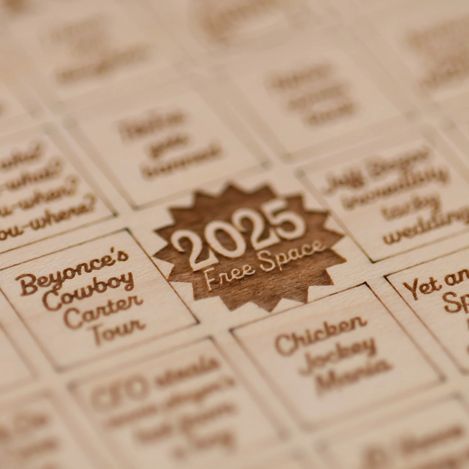 2025 Bingo Card Ornament - Image 3