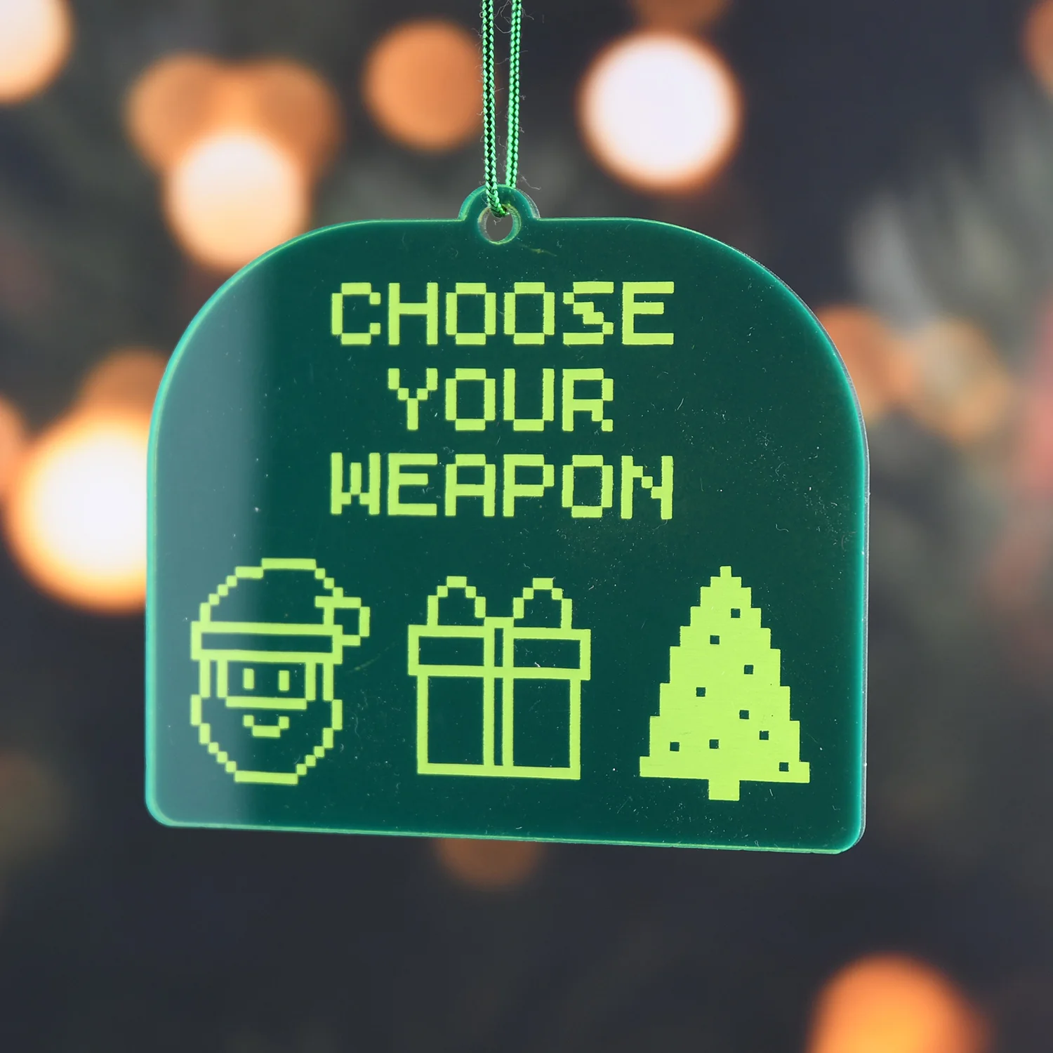Choose Your Weapon Ornament - Image 3