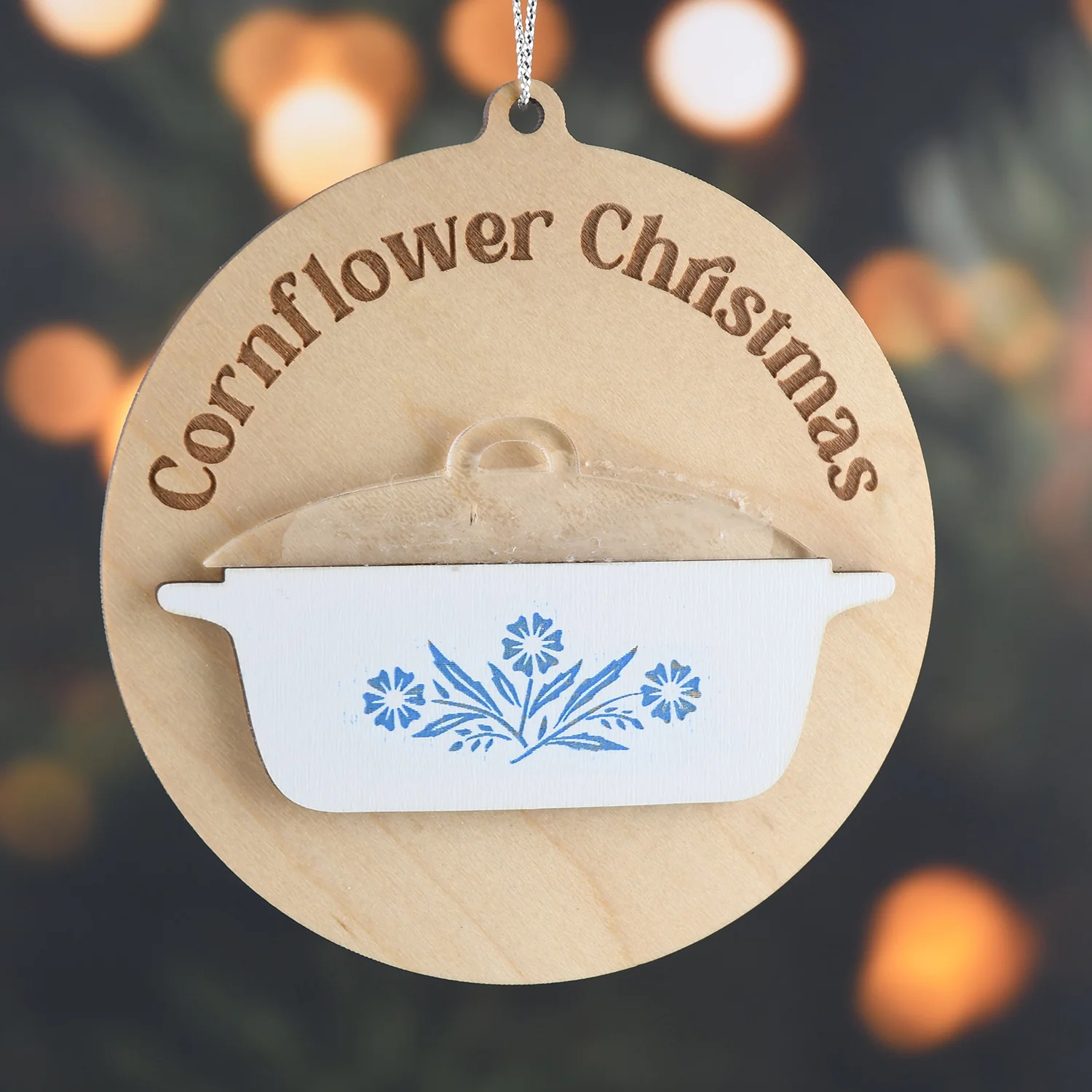 Cornflower Christmas Ornament - Image 4