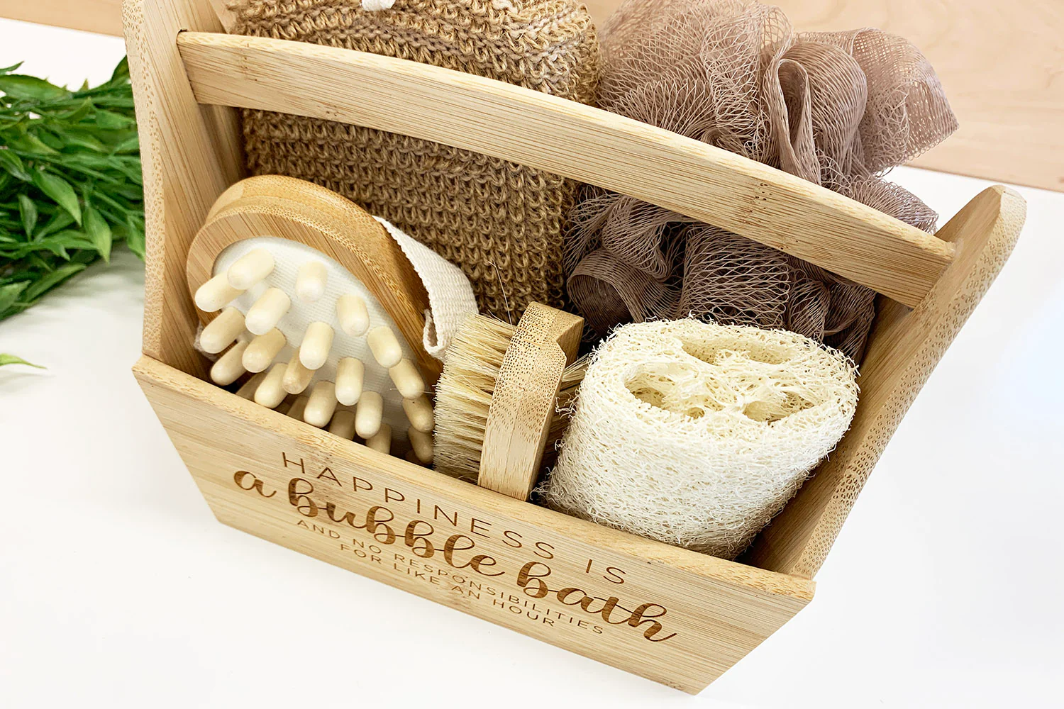 Customized Bamboo Spa Set - Image 4