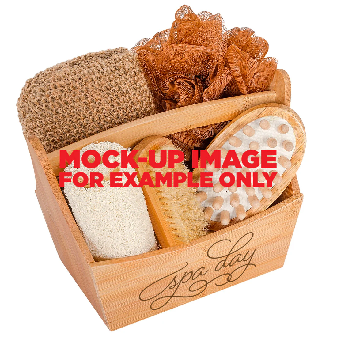 Customized Bamboo Spa Set - Image 6