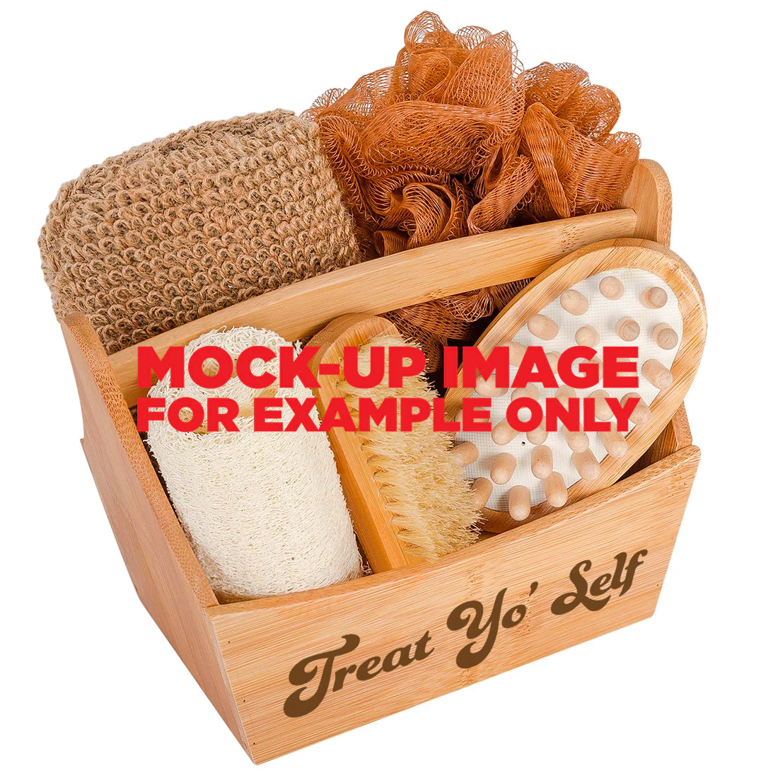 Customized Bamboo Spa Set - Image 8