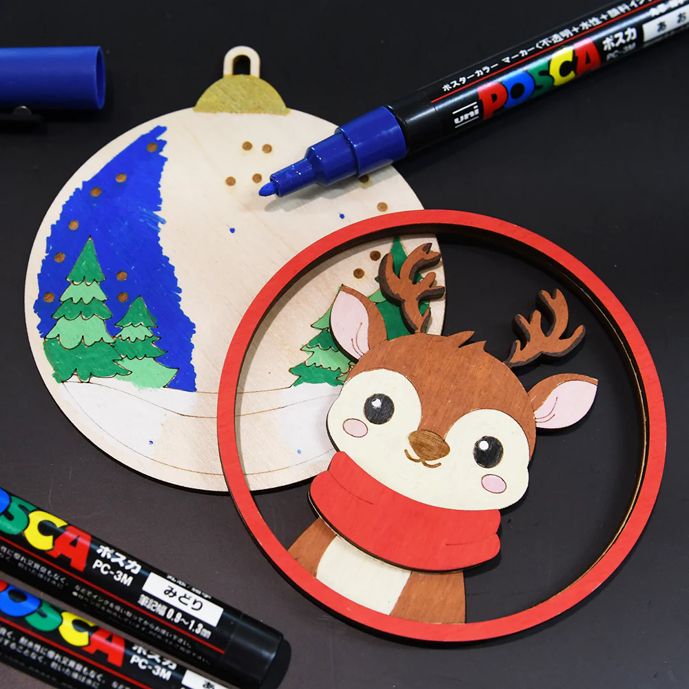 DIY Animal Ornament Kit for Kids - Set of 2