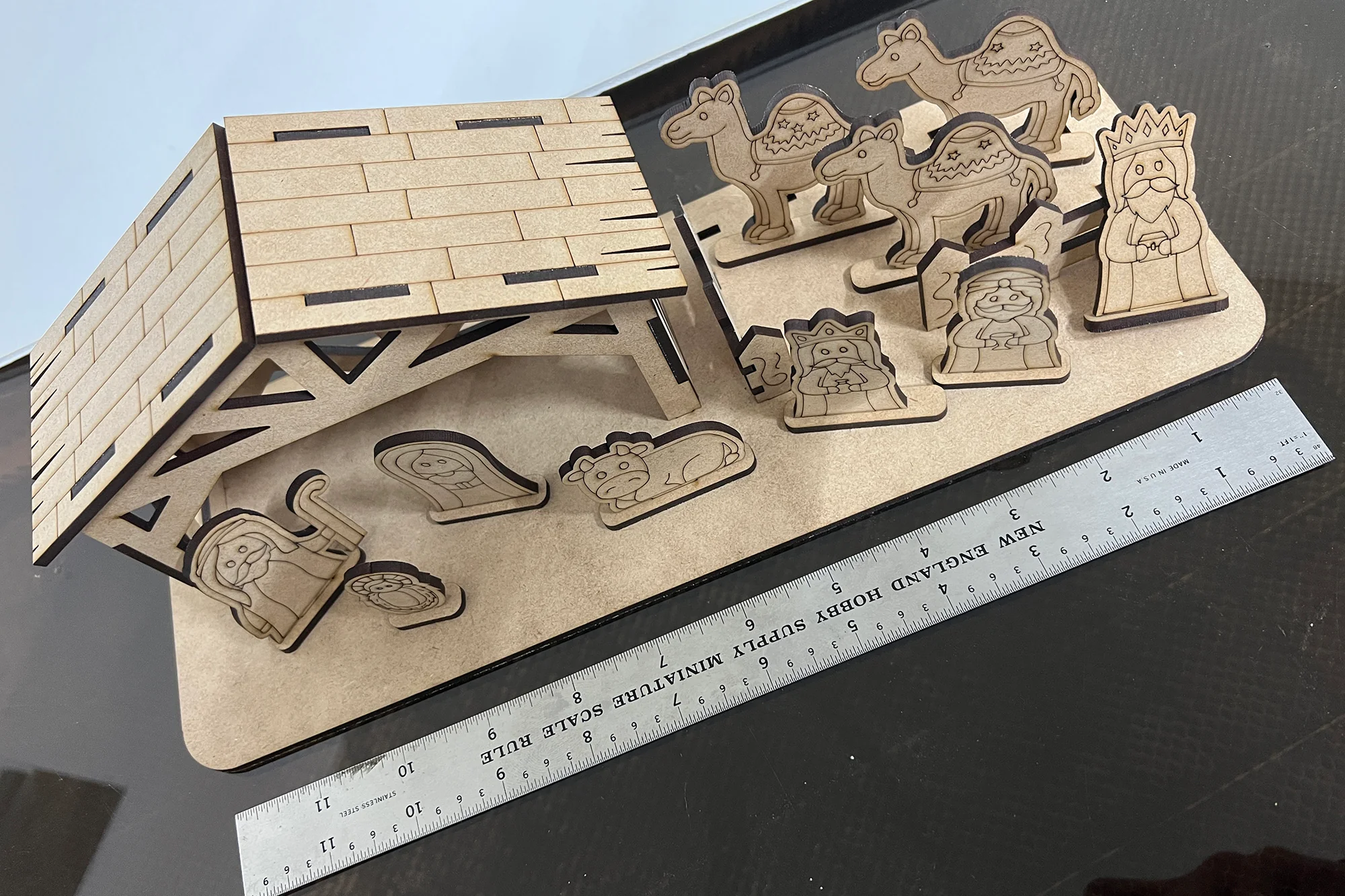 DIY Christmas Craft Kit - 3D Nativity Scene - Image 2
