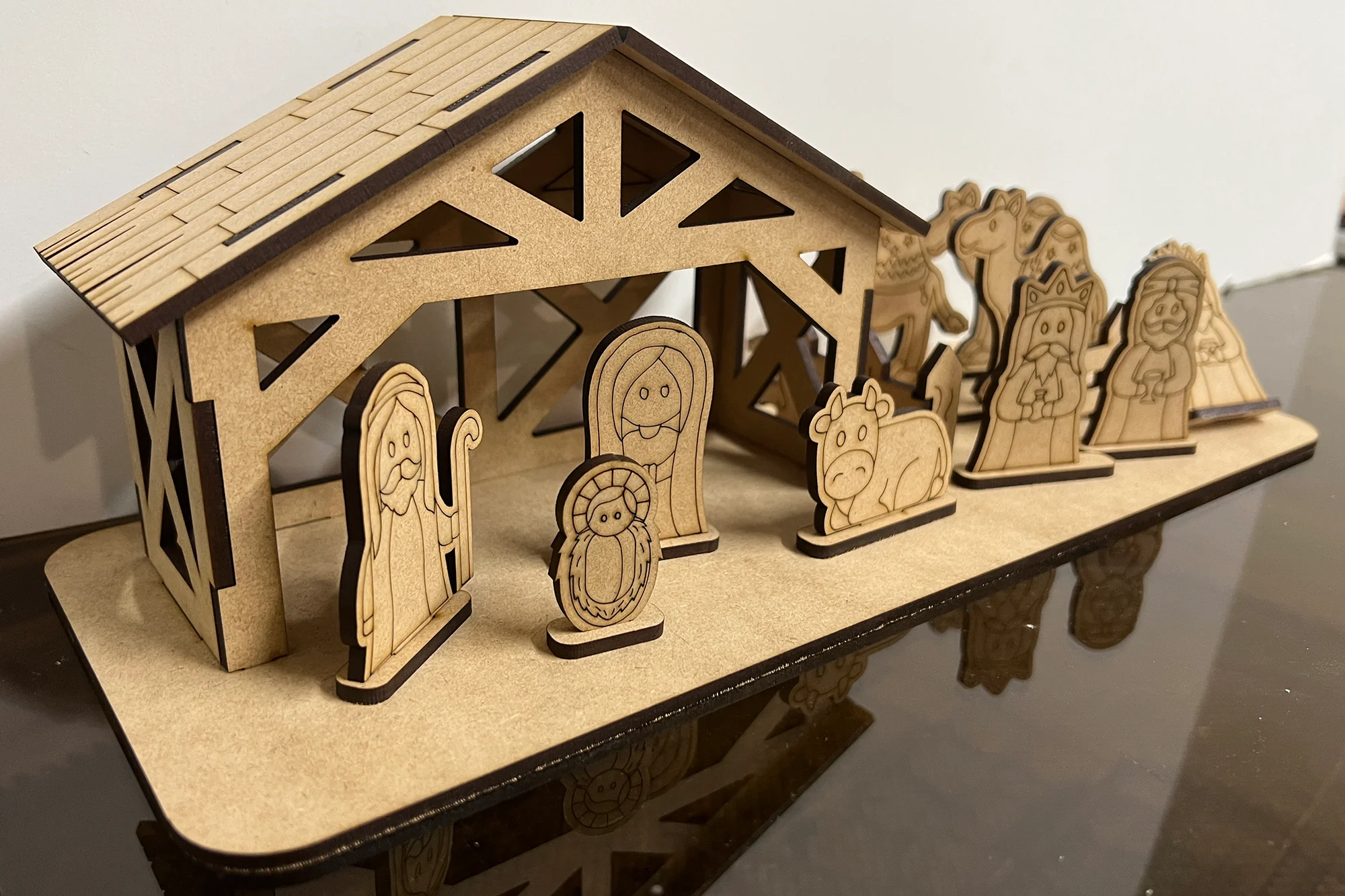 DIY Christmas Craft Kit - 3D Nativity Scene - Image 3