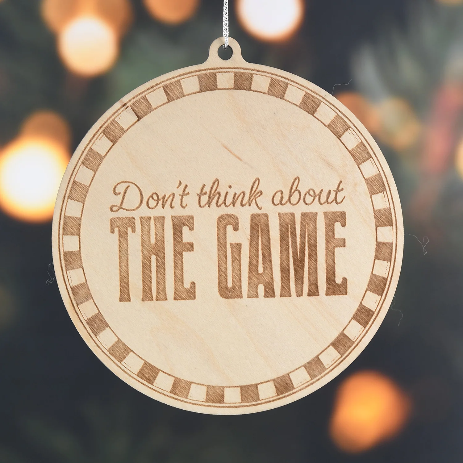 Don't think about The Game Ornament - Image 5