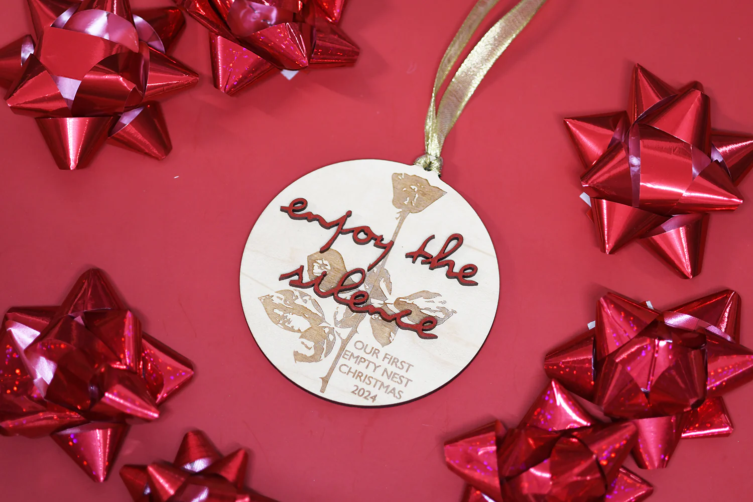 Enjoy the Silence Empty Nest Ornament - Image 3