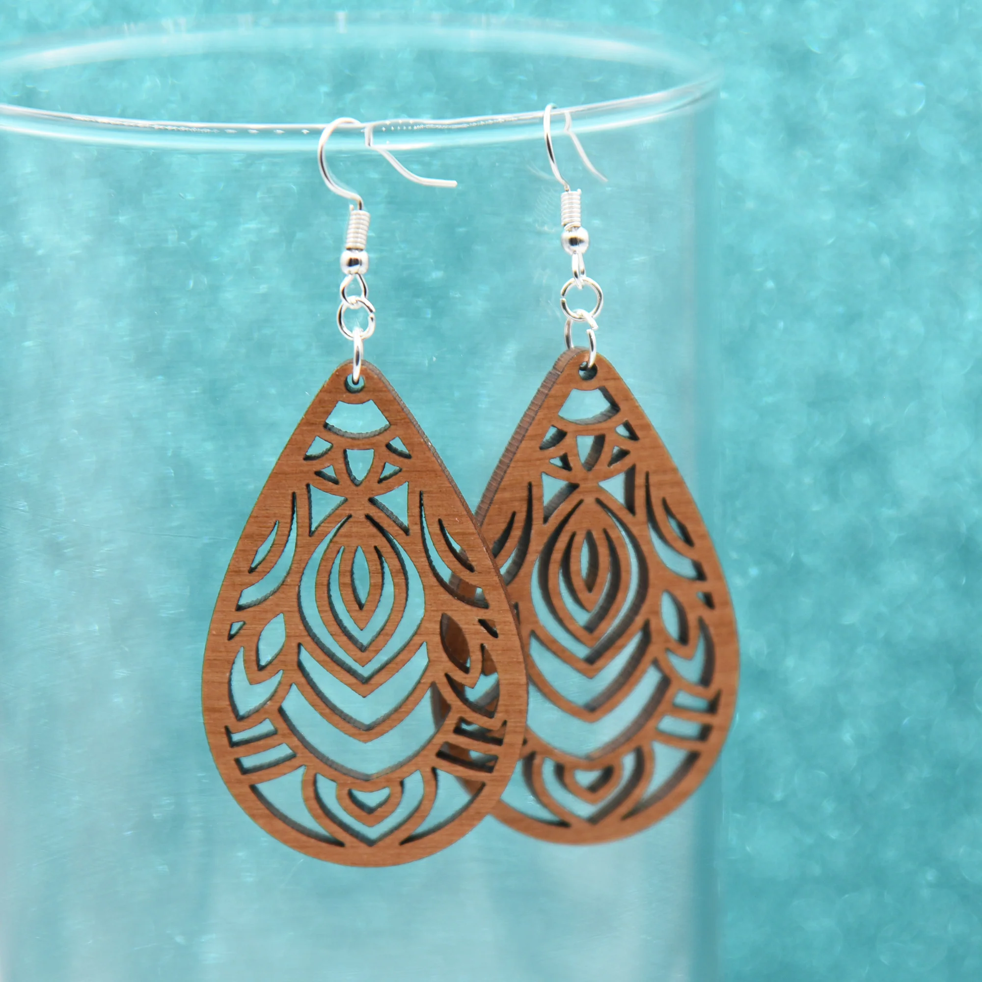 Filigree Teardrop Statement Earrings