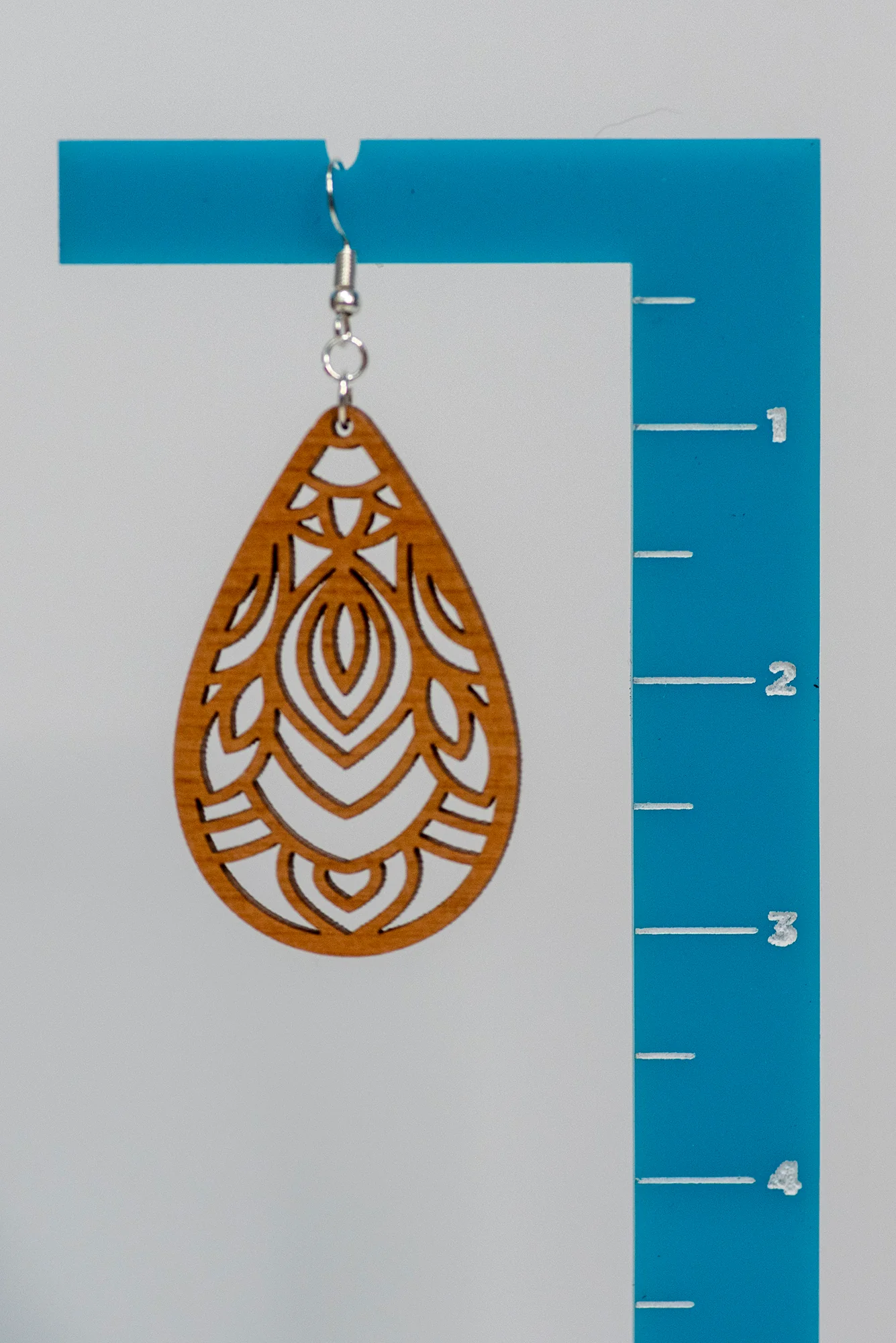Filigree Teardrop Statement Earrings - Image 6