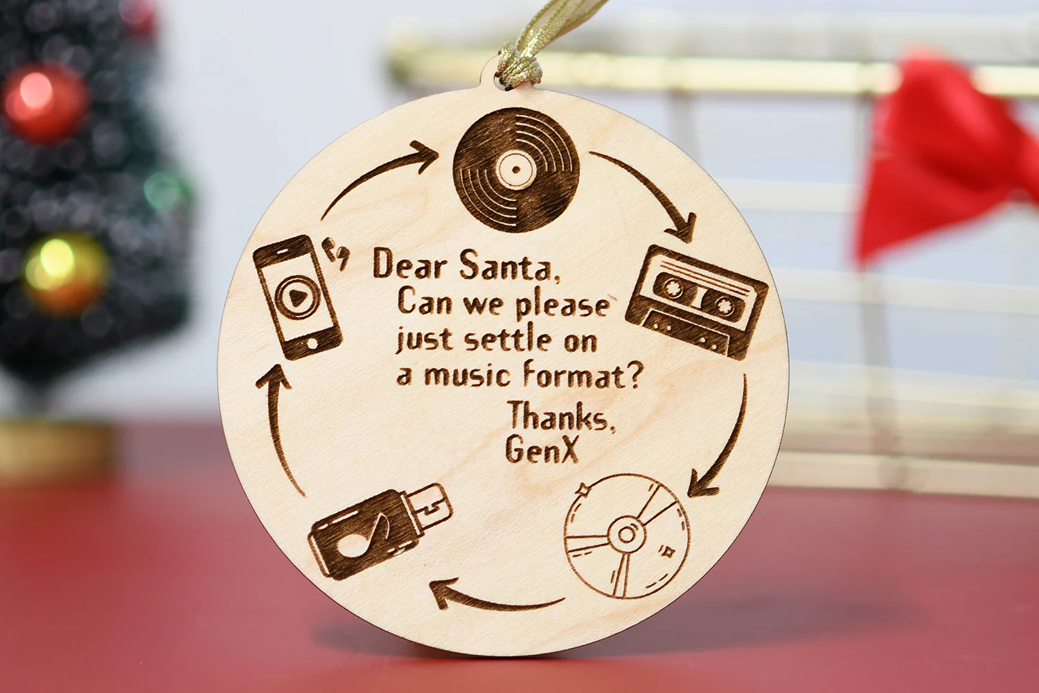 GenX Music Problems Ornament - Image 2