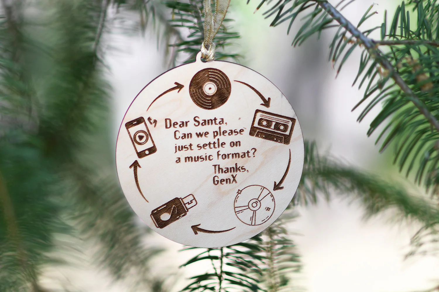GenX Music Problems Ornament - Image 4