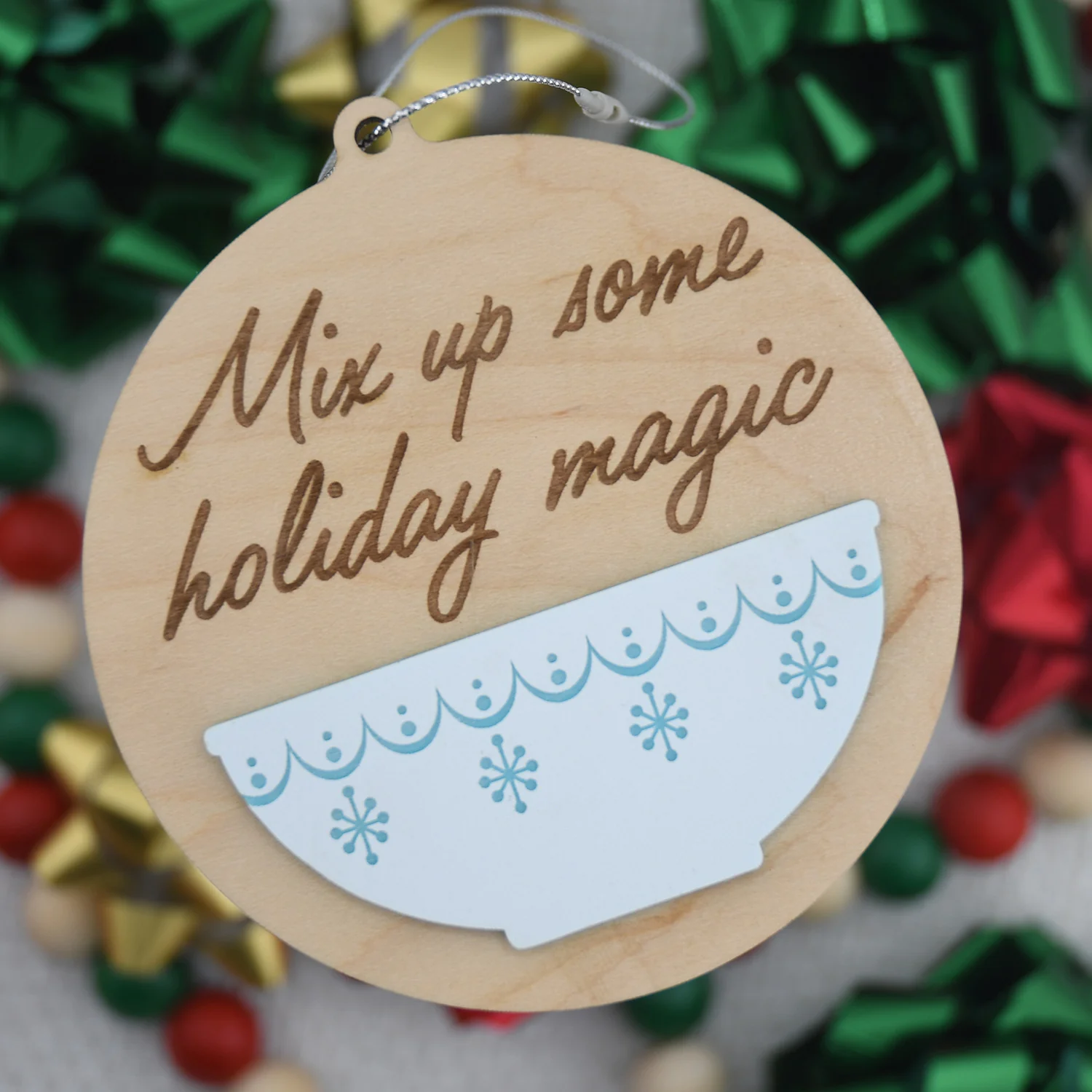 Holiday Magic Vintage Pyrex Ornament - Image 3