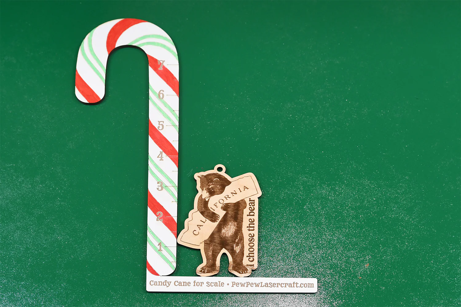 I choose the bear California Ornament - Image 3