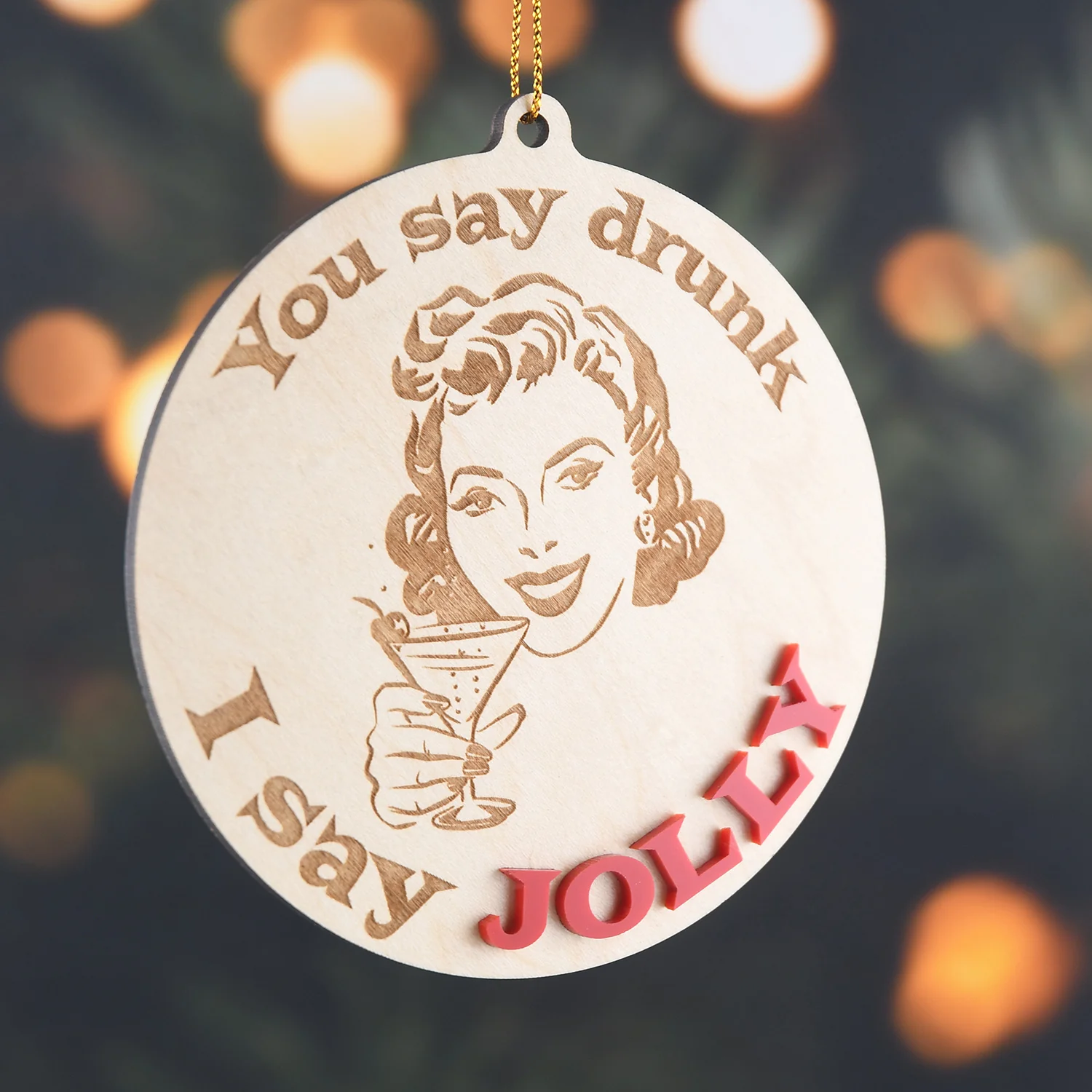 I Say Jolly Ornament - Image 3