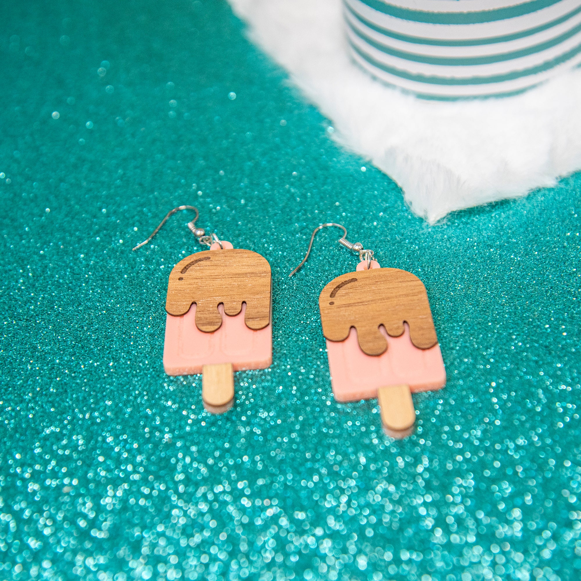 Ice Cream Pop Novelty Earrings - Image 4