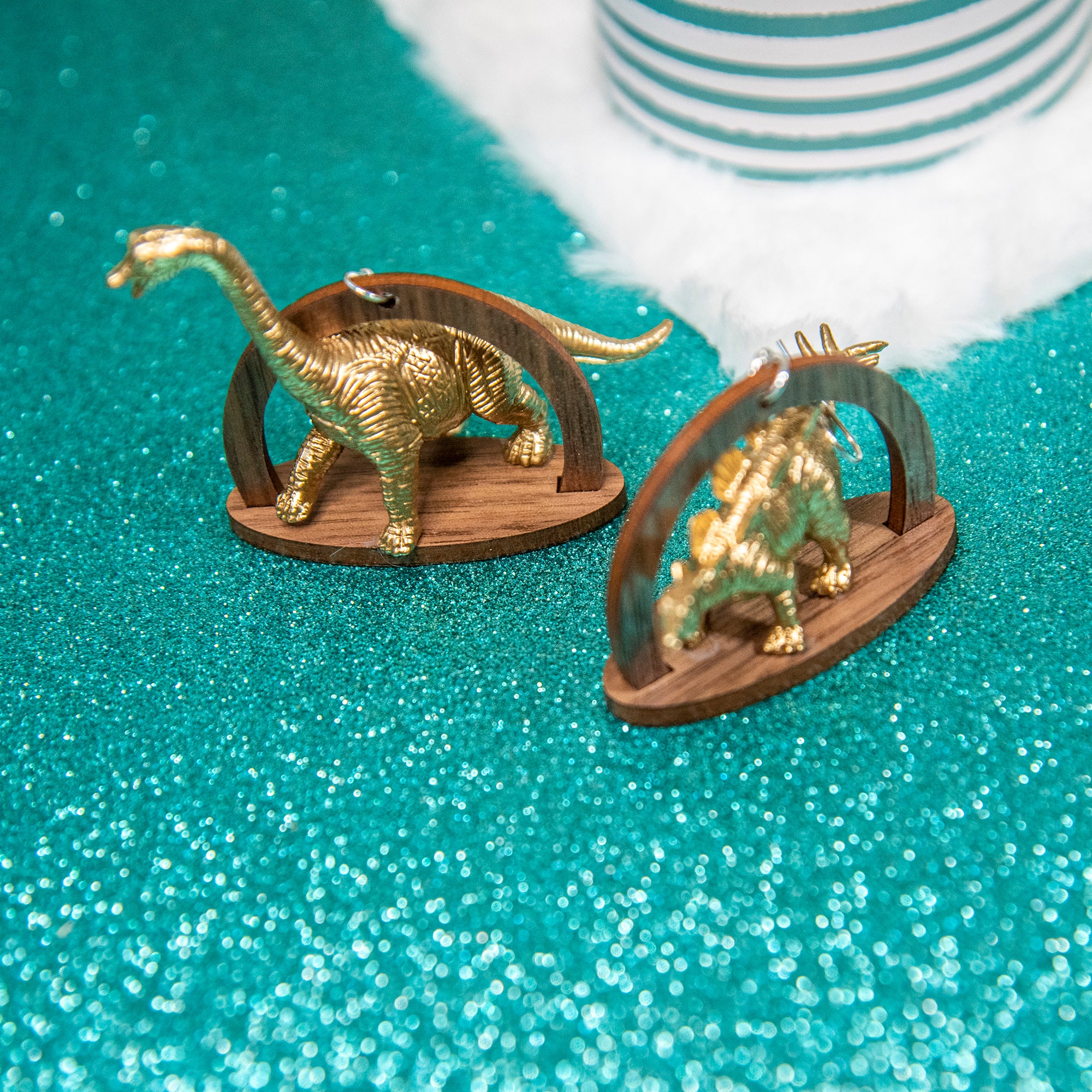 Inevitable Betrayal Dinosaur Earrings - Image 4