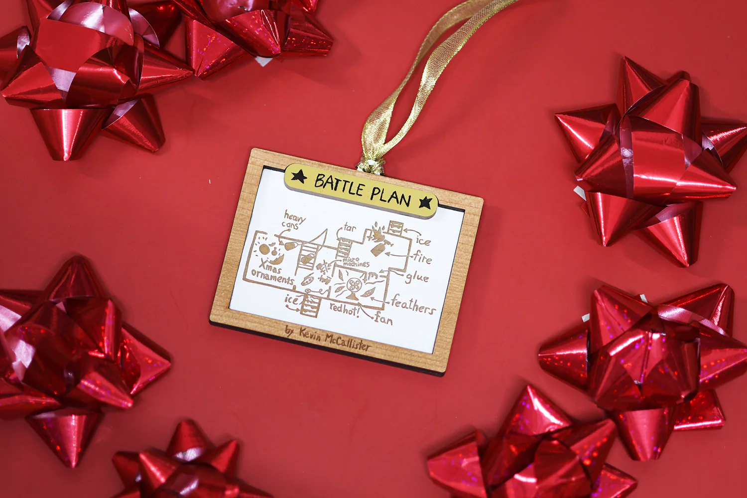 Kevin's Home Alone Battle Plan Ornament - Image 2