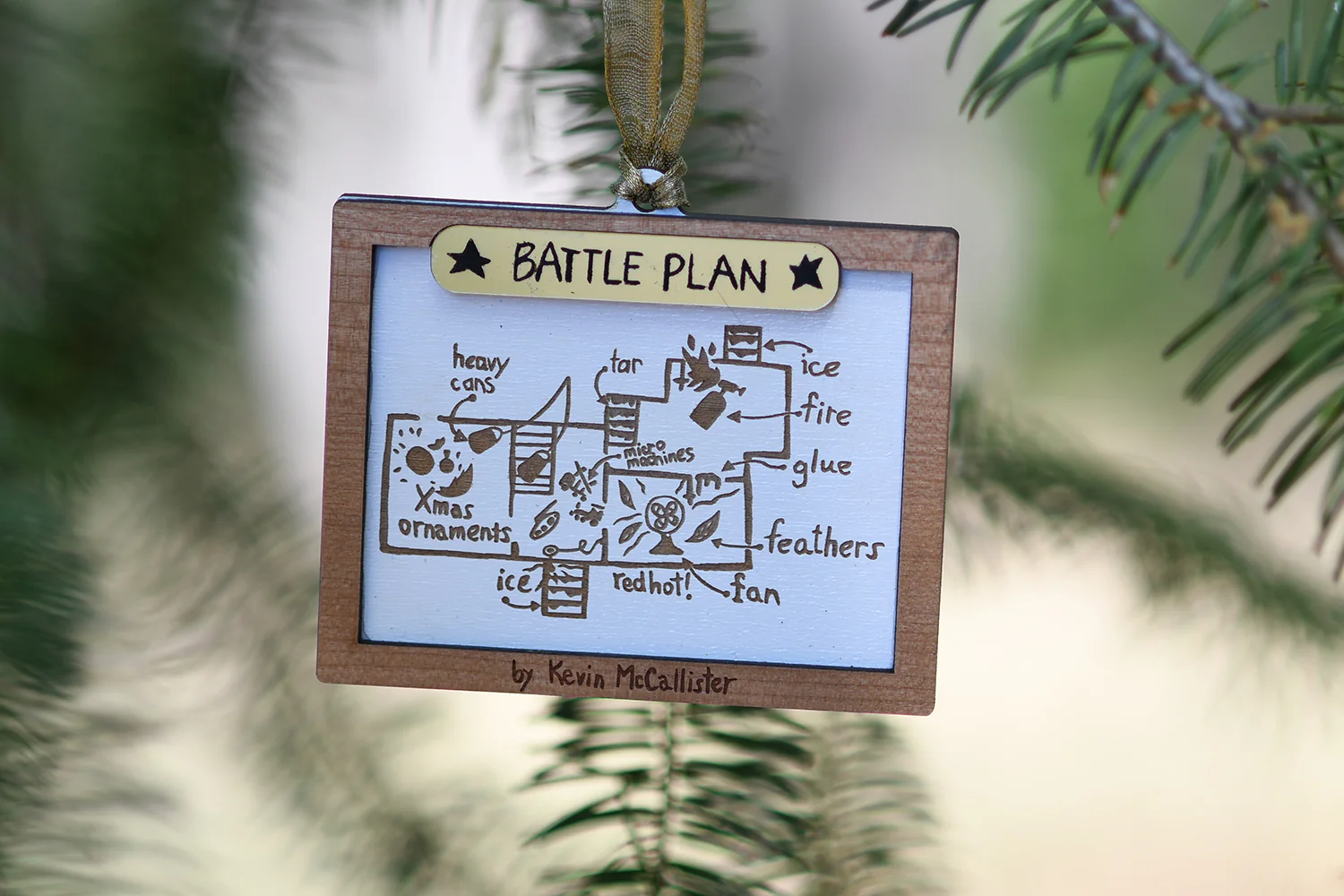 Kevin's Home Alone Battle Plan Ornament - Image 4