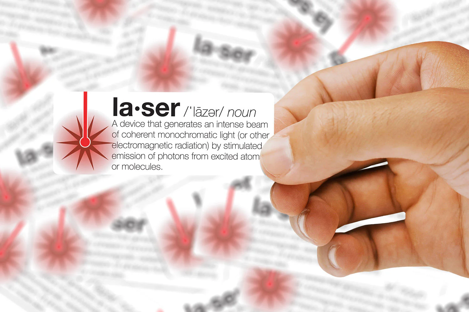 Laser Definition Sticker - Image 3