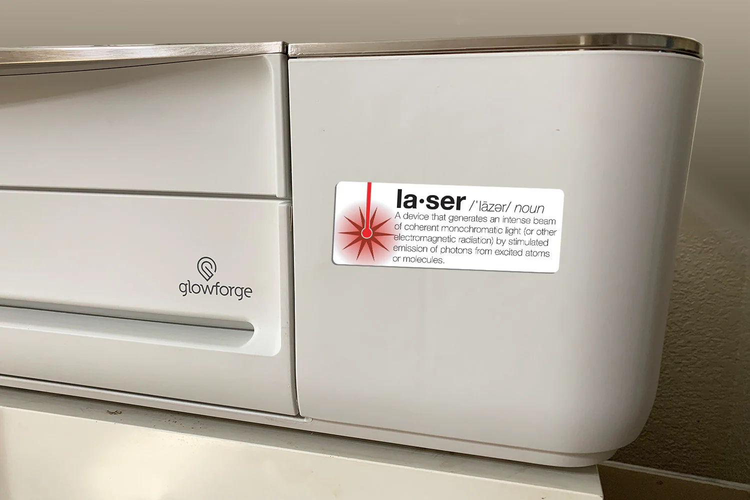 Laser Definition Sticker - Image 5