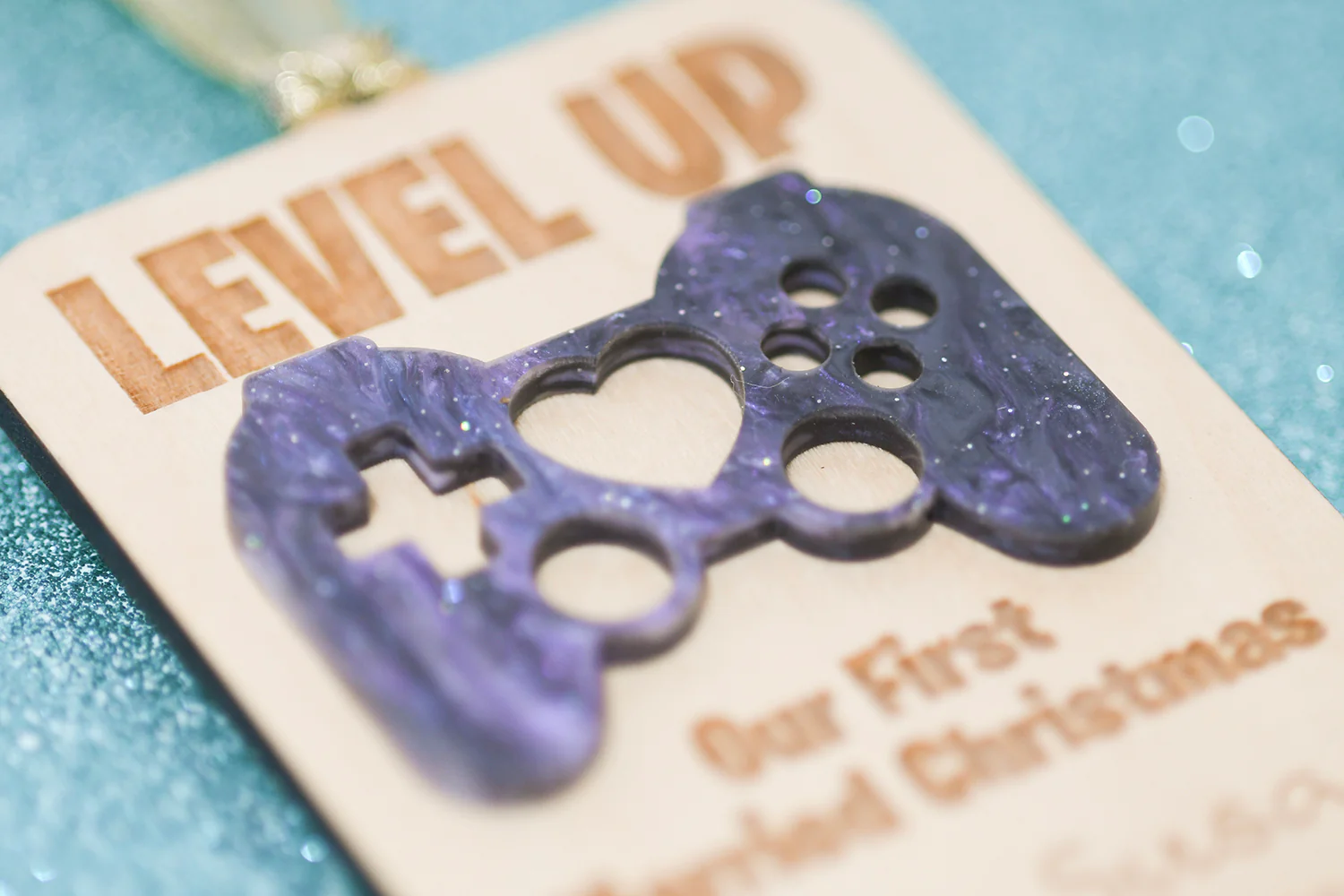 Level Up - First Married Christmas Ornament - Image 5