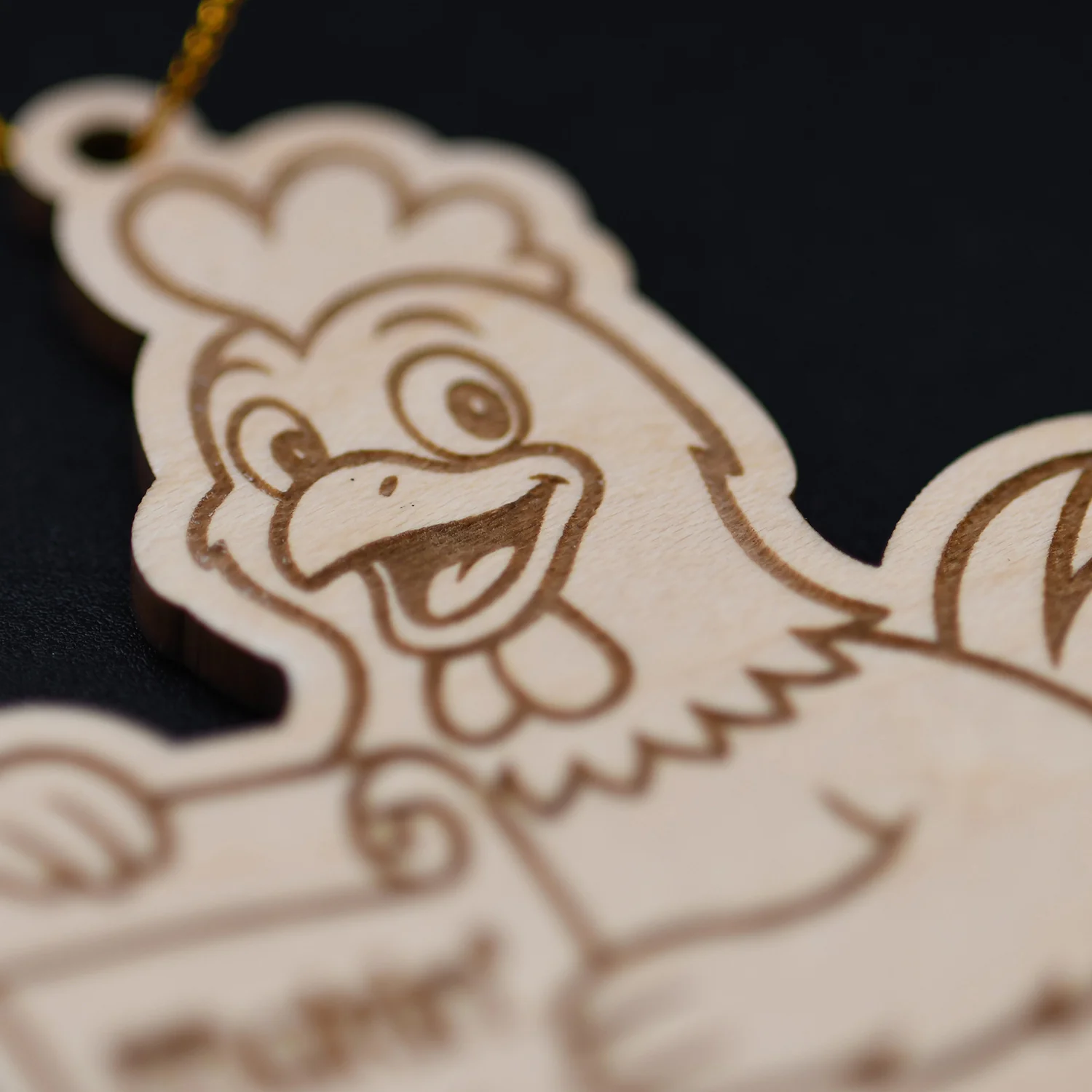 Makin a List, Chicken it Twice Ornament - Image 3