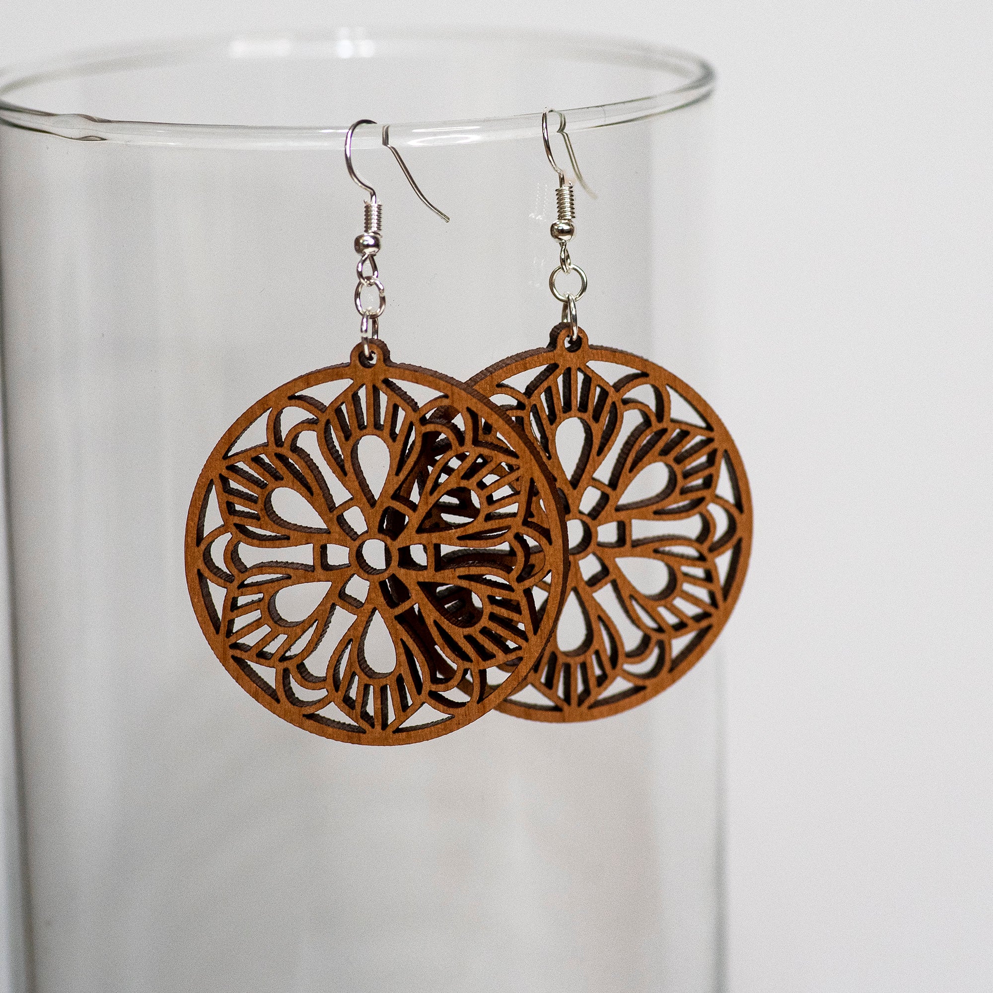 Mandala Medallion Earrings - Image 3