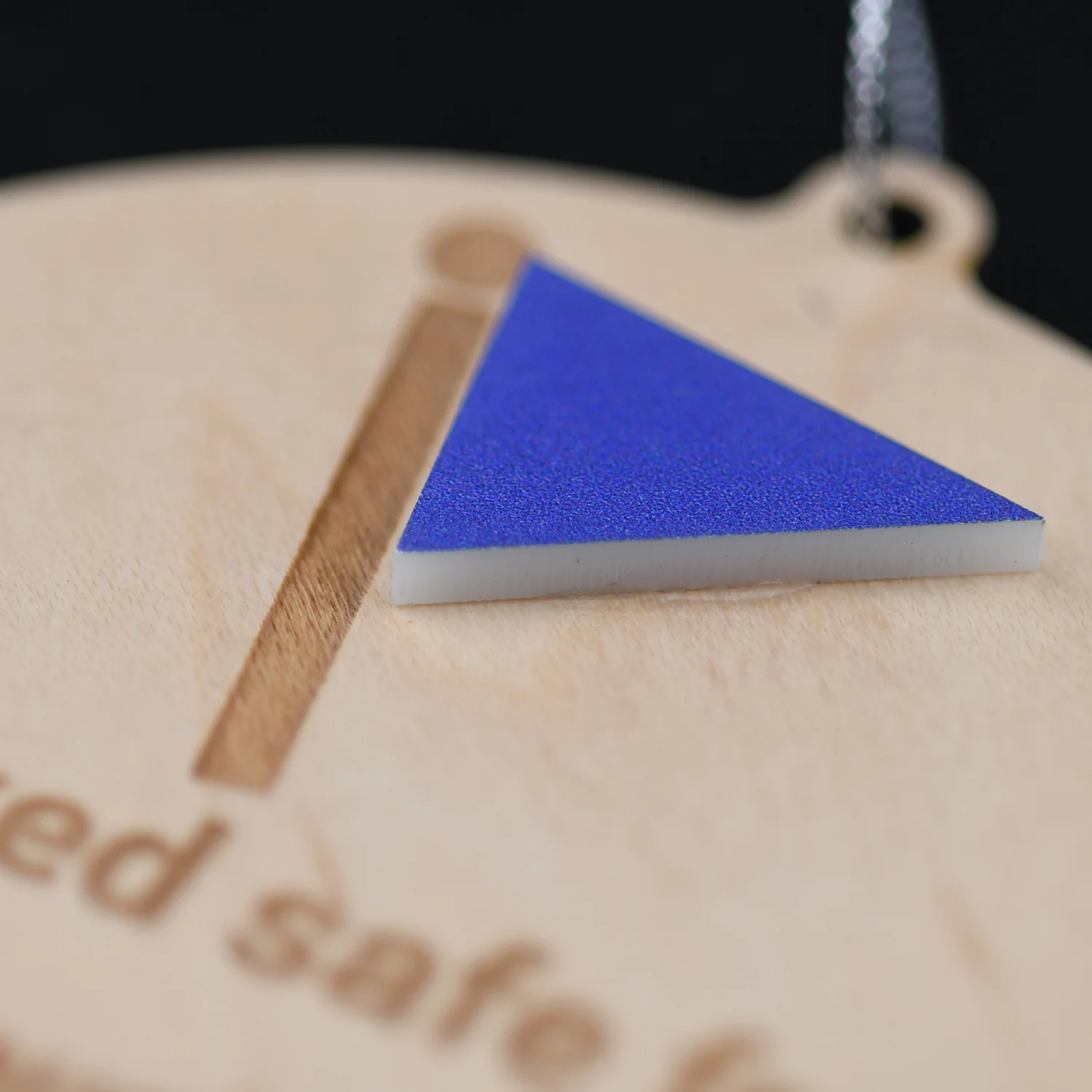 Custom Marked Safe From ... Ornament - Image 3