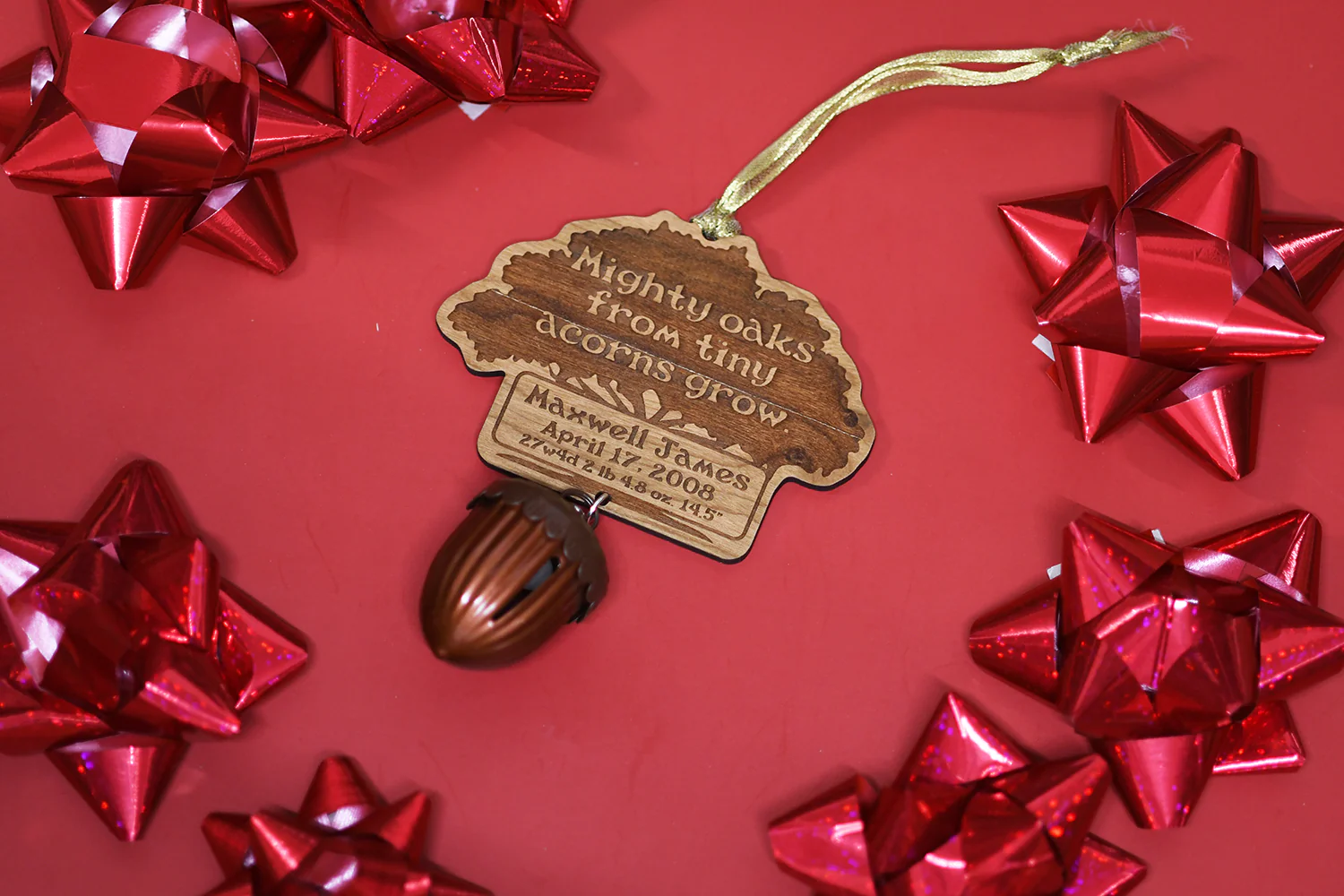 Mighty Oaks Baby's First Christmas Ornament - Image 2