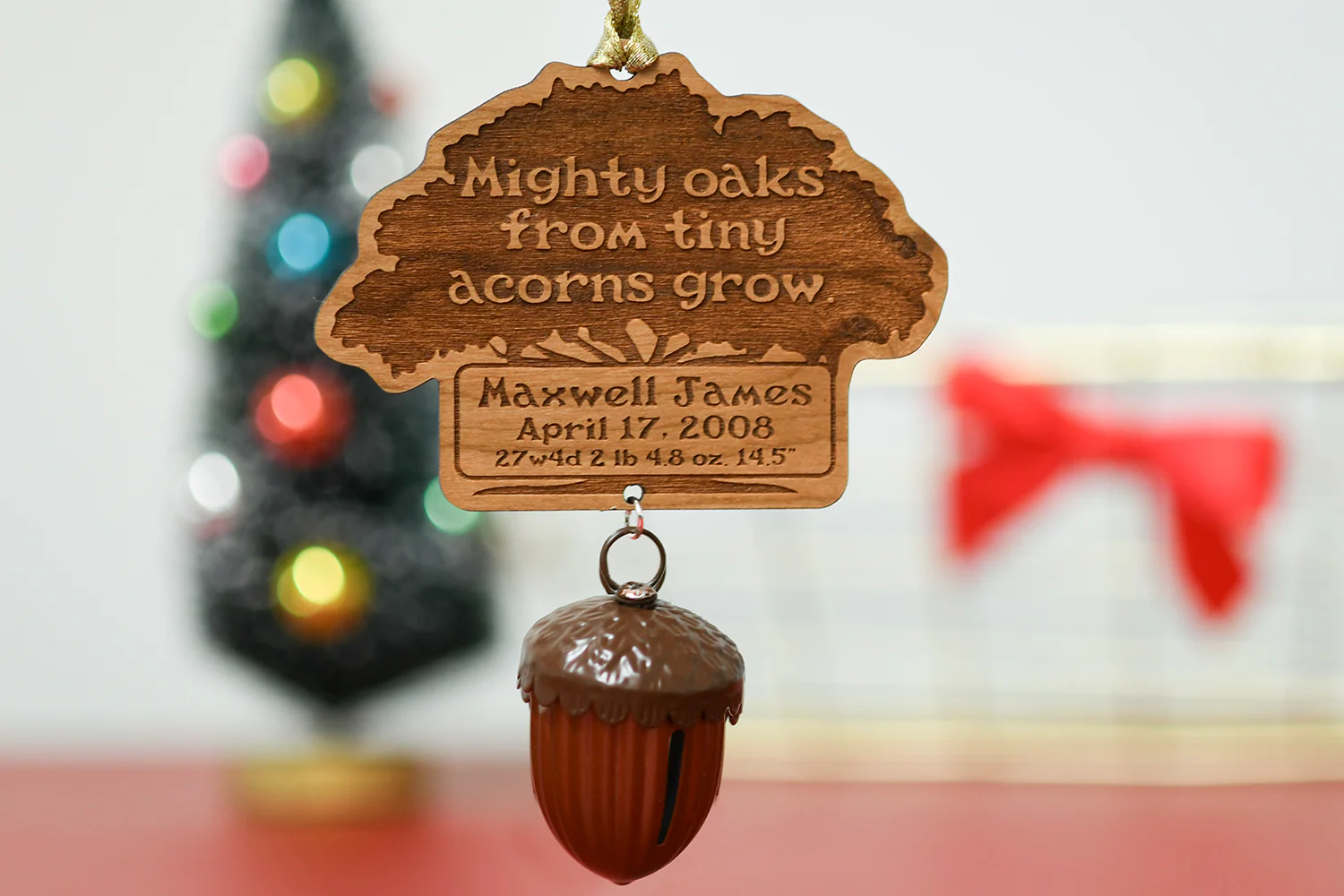 Mighty Oaks Baby's First Christmas Ornament - Image 4