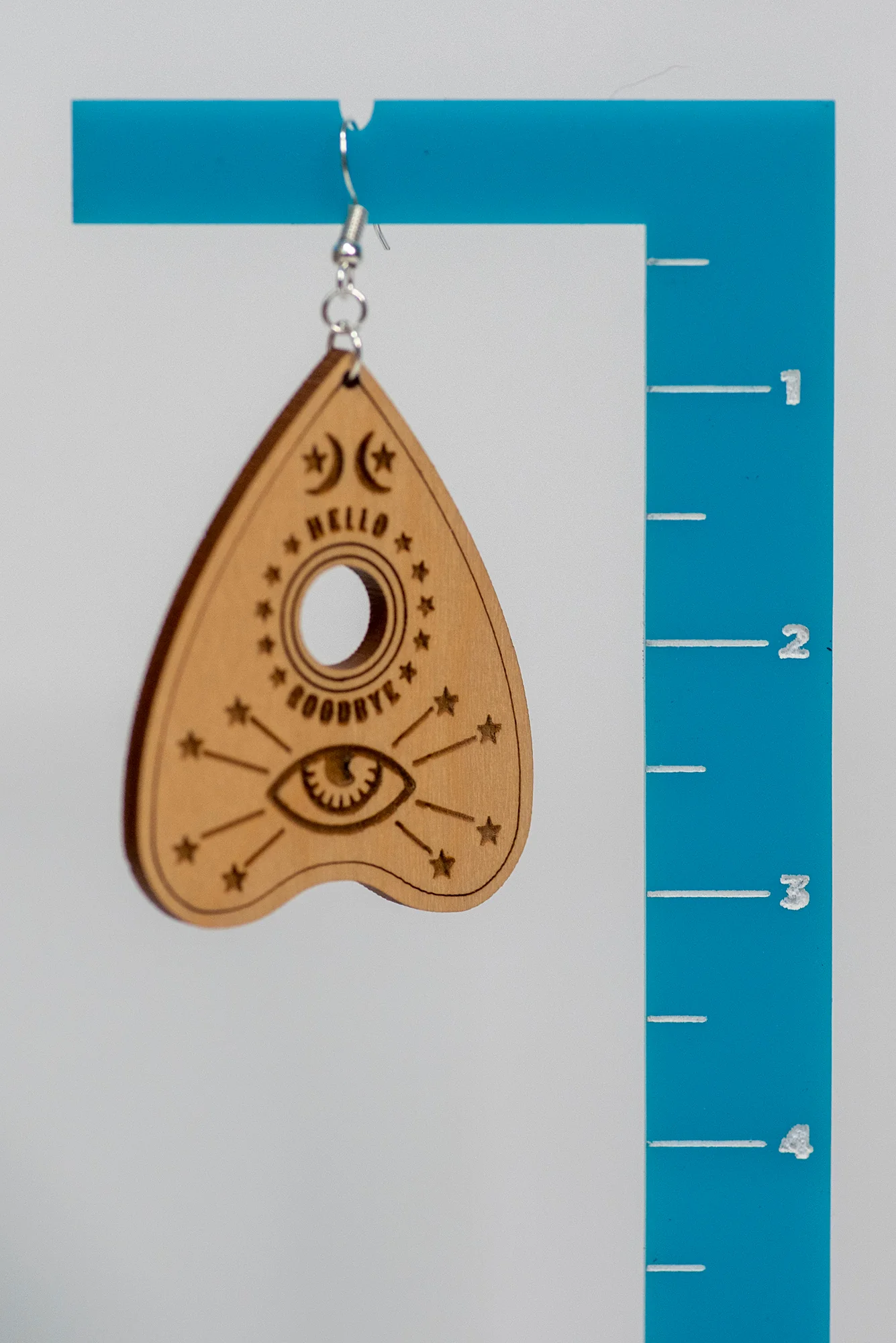 Ouiji Board Wood Earrings - Image 6