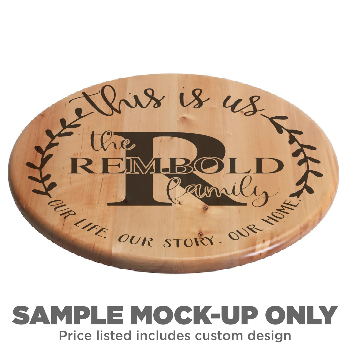 Personalized Lazy Susan 15" - Image 3
