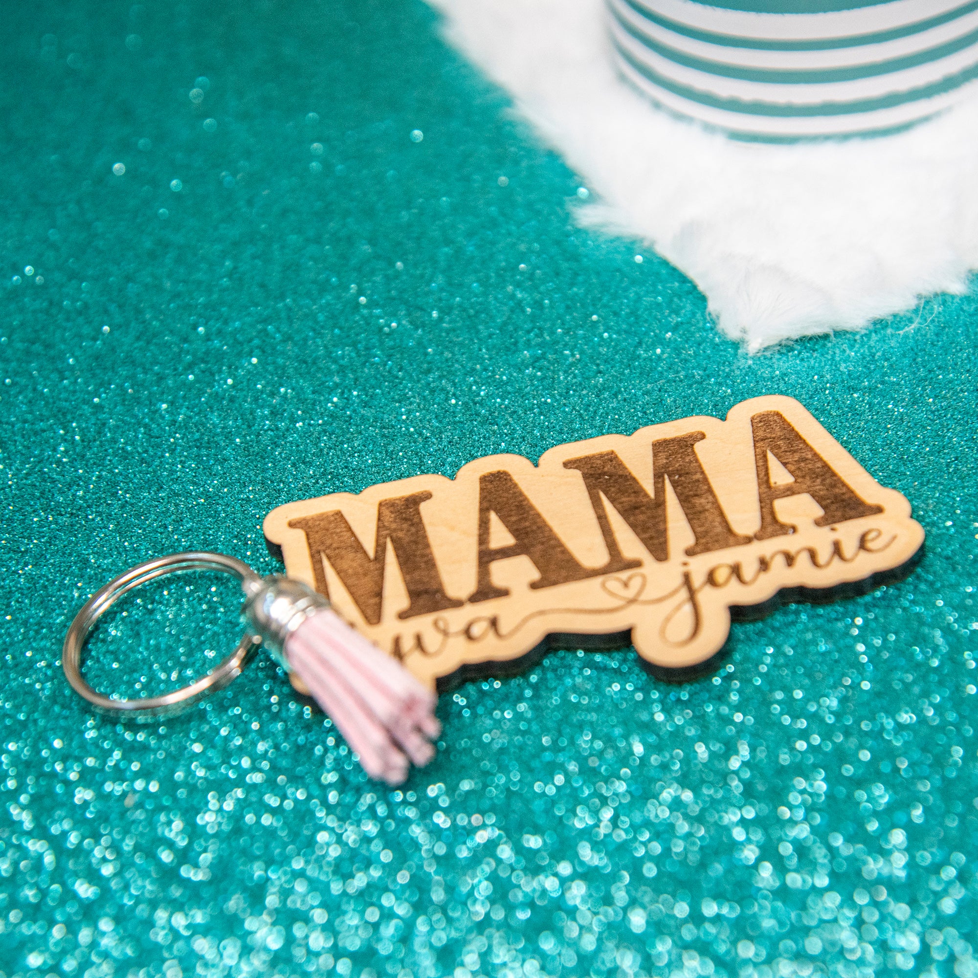 Personalized Mother's Day Keychain