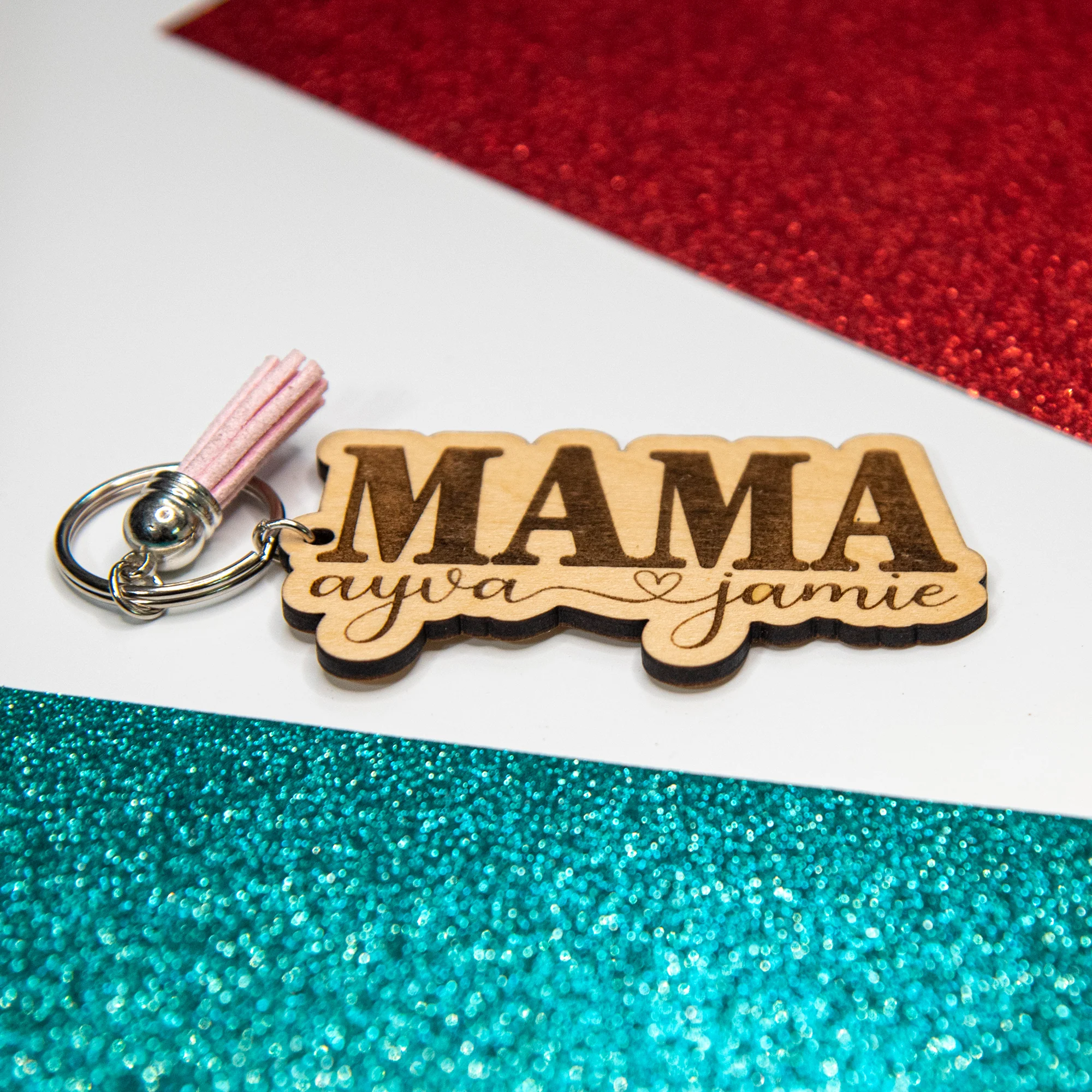 Personalized Mother's Day Keychain - Image 2