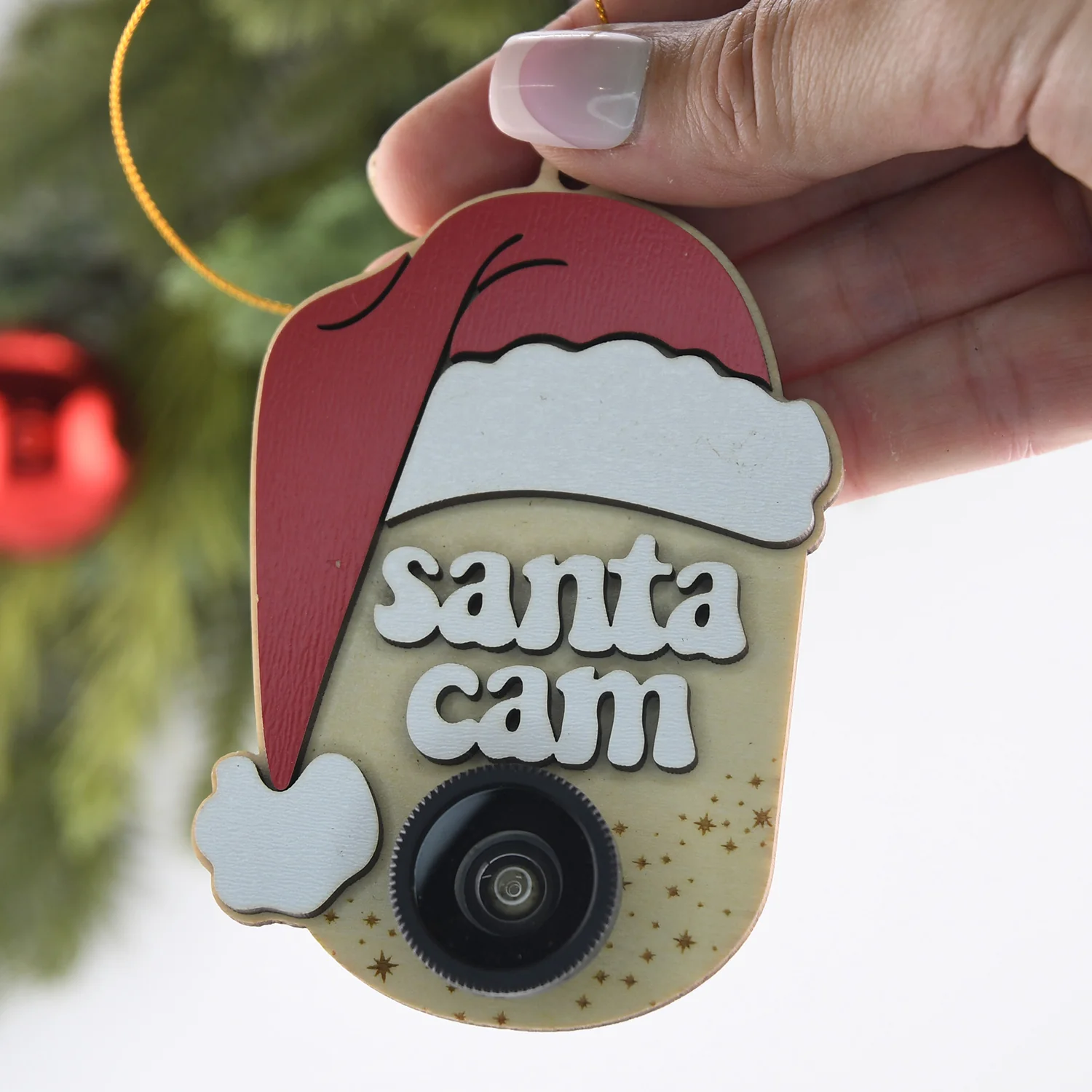 Santa Cam Surveillance Ornament - Image 2