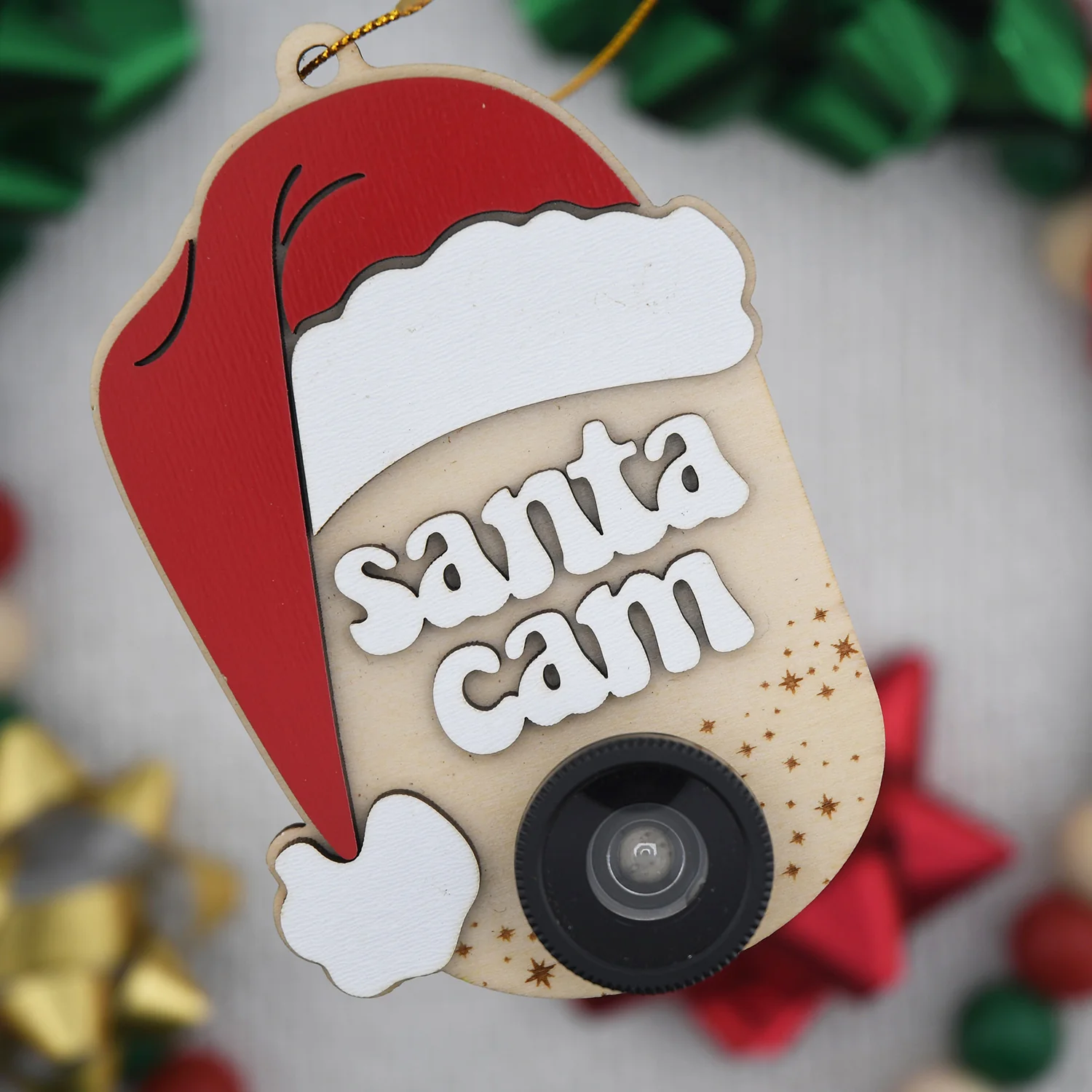 Santa Cam Surveillance Ornament - Image 4