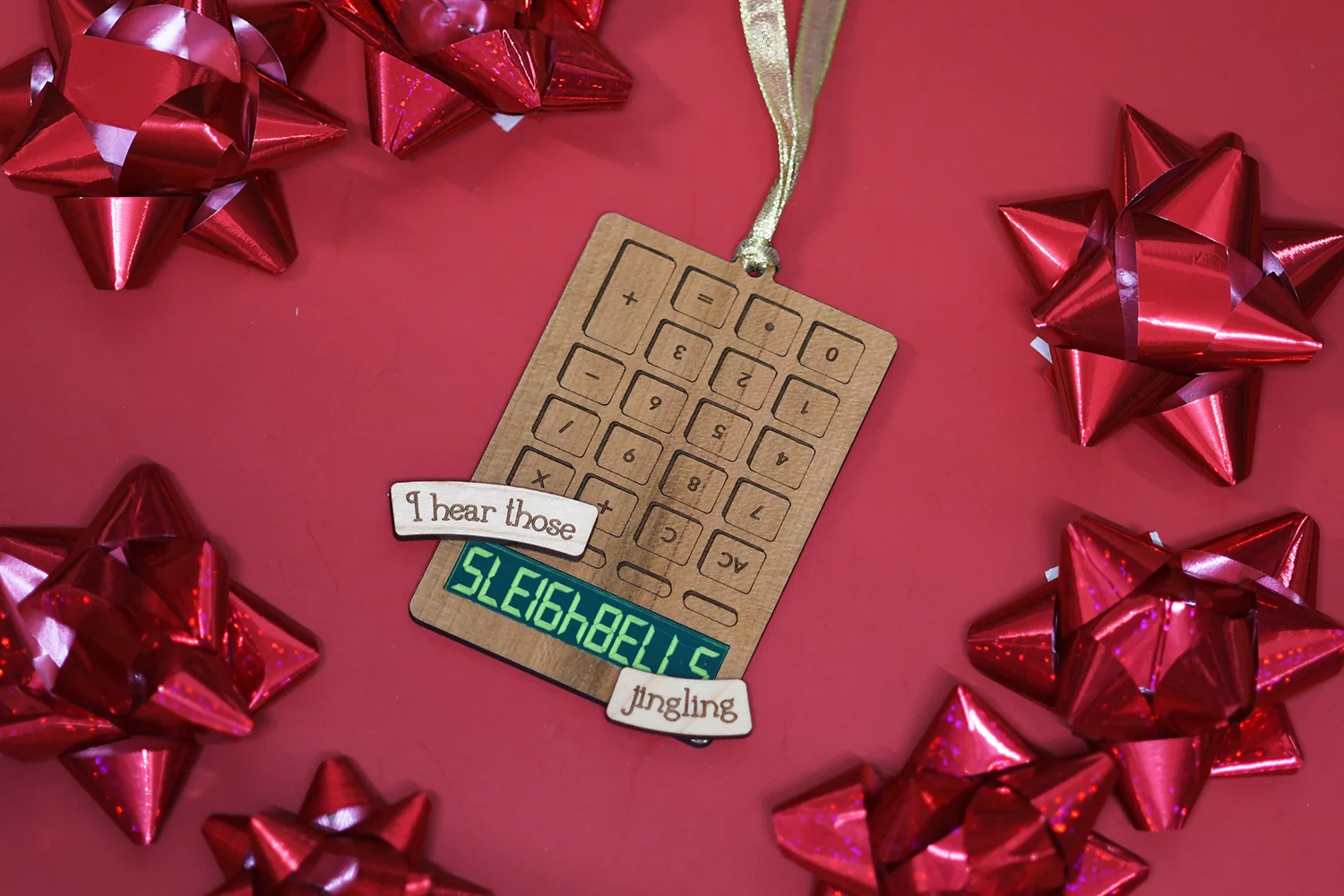 Sleighbells Jingle Calculator Ornament - Image 3