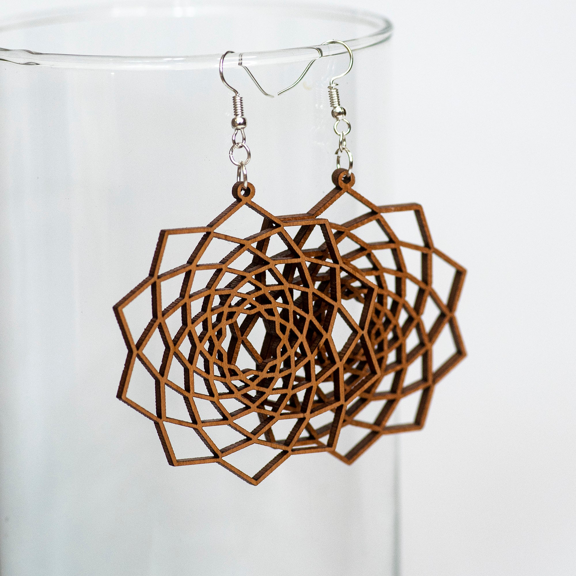 Spiral Web Earrings - Image 3