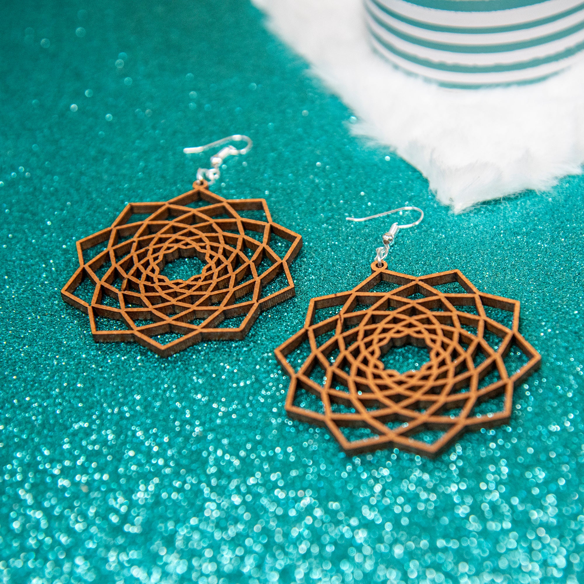 Spiral Web Earrings - Image 4